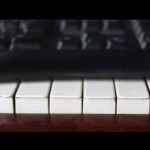 piano, tre monitor, computer, modding, pc pianoforte