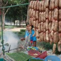 Salsicce di riso fermentate