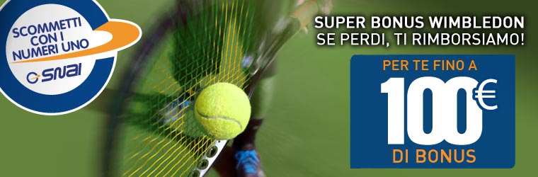 SNAI, Super Bonus Wimbledon